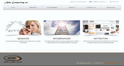 Desktop Screenshot of alfacomputing.no